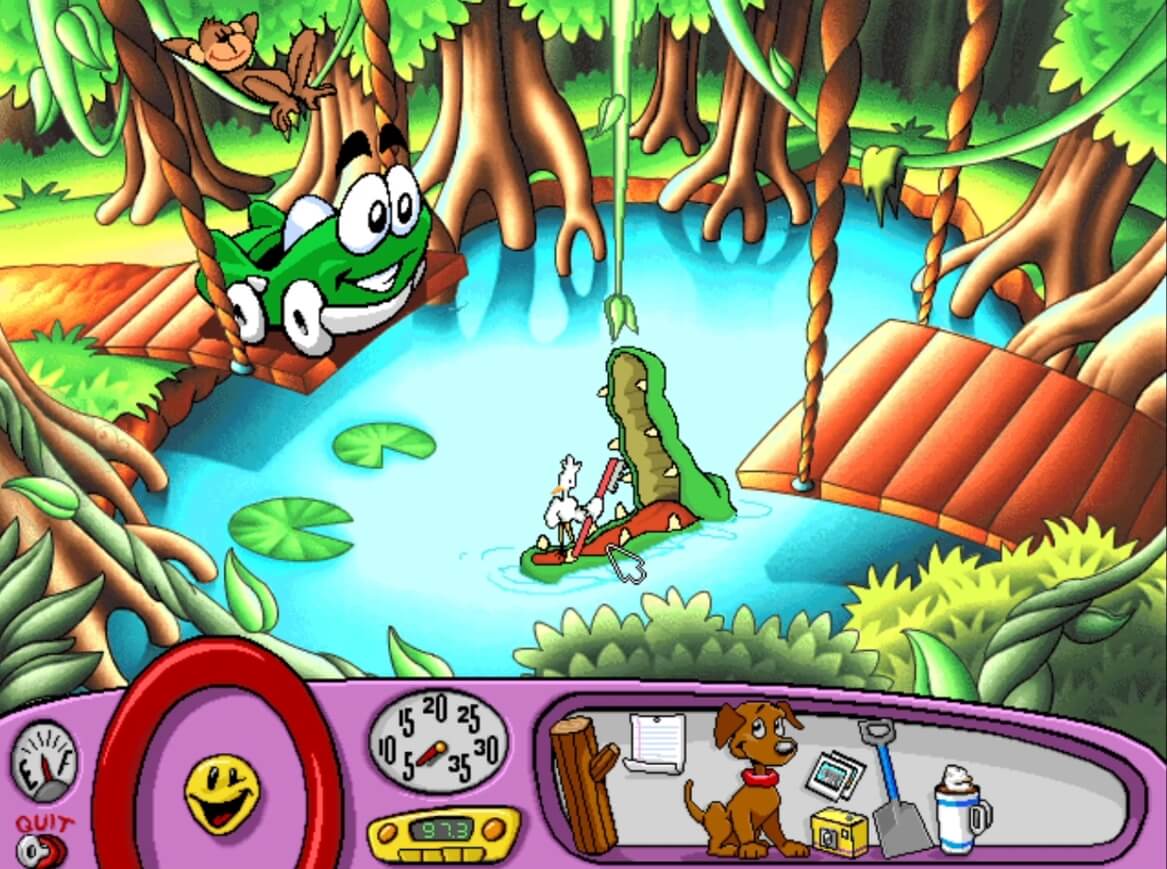Putt-Putt Saves the Zoo - геймплей игры Windows